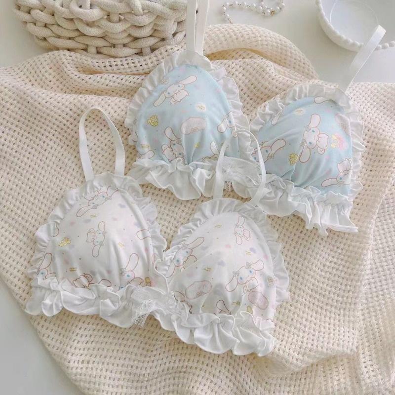ชุดชั้นในน่ารัก, Yugui Dog Cartoon Girl, Sweet Girl Bra ny073 เสื้อผ้า Clothing ผู้หญิง Women