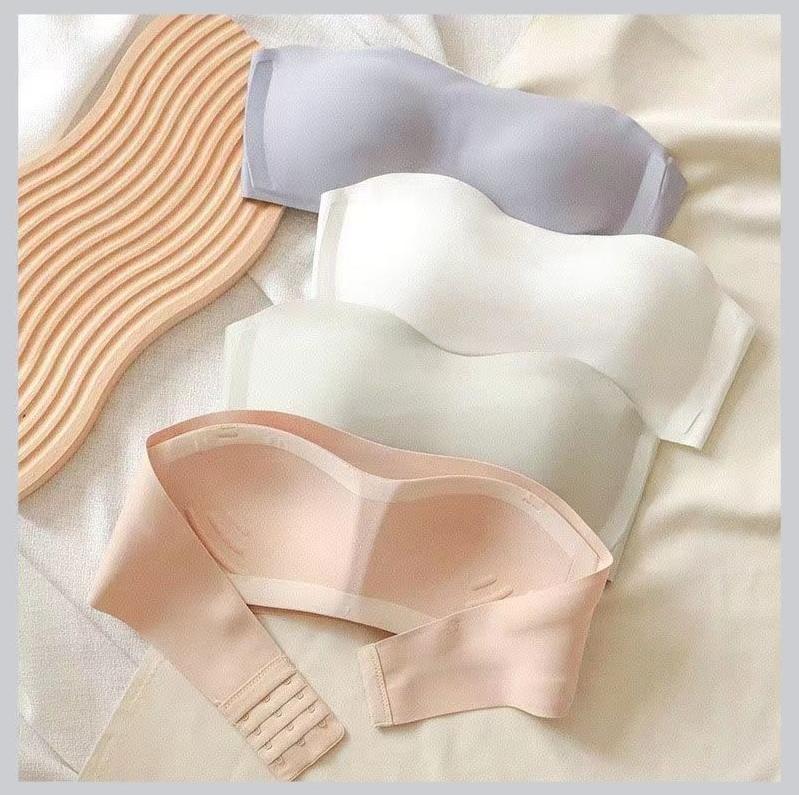 Strapless bra push-up seamless bra summer non-slip thin tube top bra NY068 Women Lady เสื้อผ้า