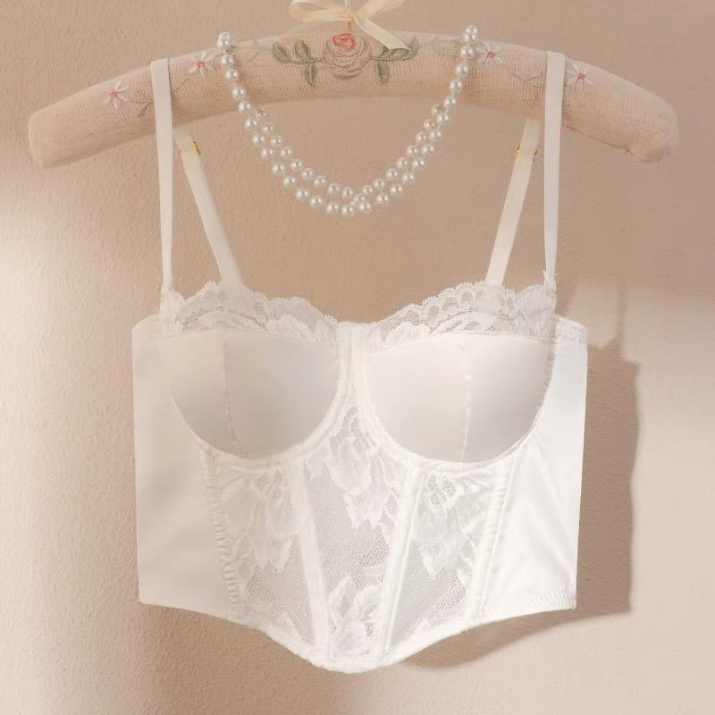 บราสายเดี่ยว บราก้างปลา เซ็กซี่ เสื้อเกาะอกมีบราลูกไม้ ny060 ผู้หญิง Clothing Women Lady Underwear กางเกงใน
