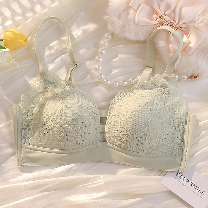 Hole Cup ชุดชั้นในระบายอากาศของผู้หญิงบางเฉียบไร้สายเซ็กซี่ลูกไม้ Bra  ny016 เสื้อผ้า Women Clothing บรา