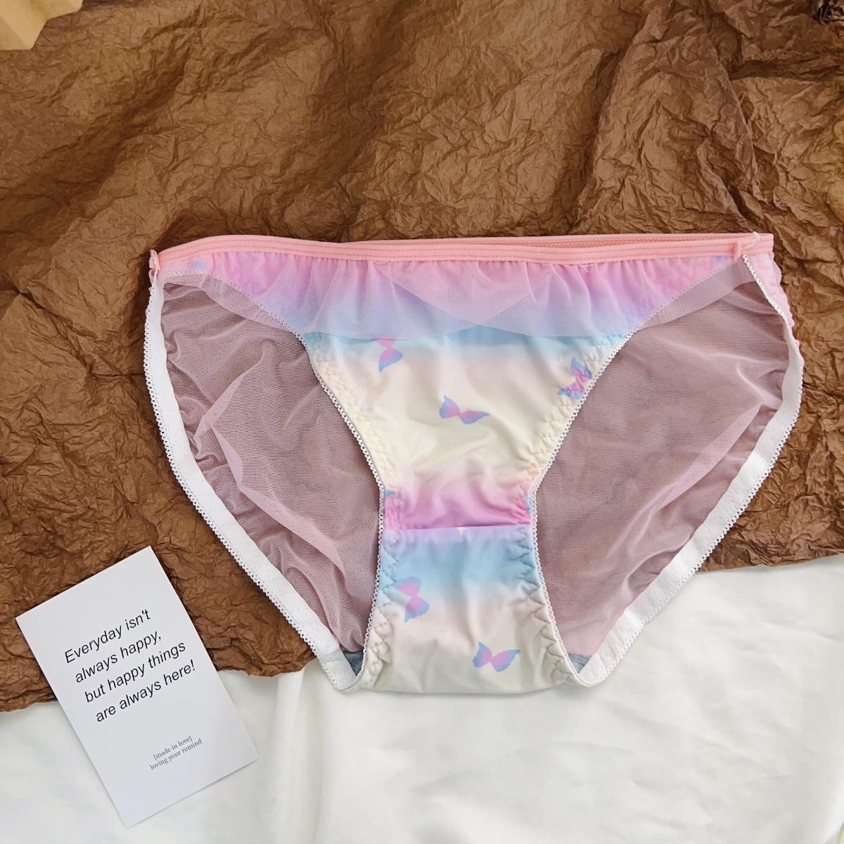 สีไล่ระดับสีไร้สายชุดชั้นในผู้หญิงเล็ก Push-Up สนับสนุน Secondary Breast Anti-Sagging Lace Trimmed Bra ชุด ny115 Women Lady Clothing เสื้อผ้า