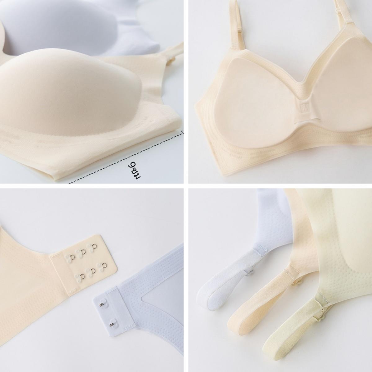 Bingsi ใหม่ push-up บางระบายอากาศได้และเป็นมิตรกับผิวผู้หญิงชุดชั้นในไร้รอยต่อ backless ชุดชั้นในเย็น ny094 Lady เสื้อผ้า Clothing Women
