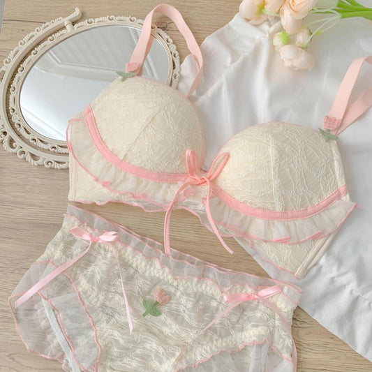 บราฝรั่งเศสบราแบบบางชุดชั้นในเซ็กซี่ไม่มีโครงเหล็ก Bra ny088 Women ผู้หญิง Clothing เสื้อผ้า