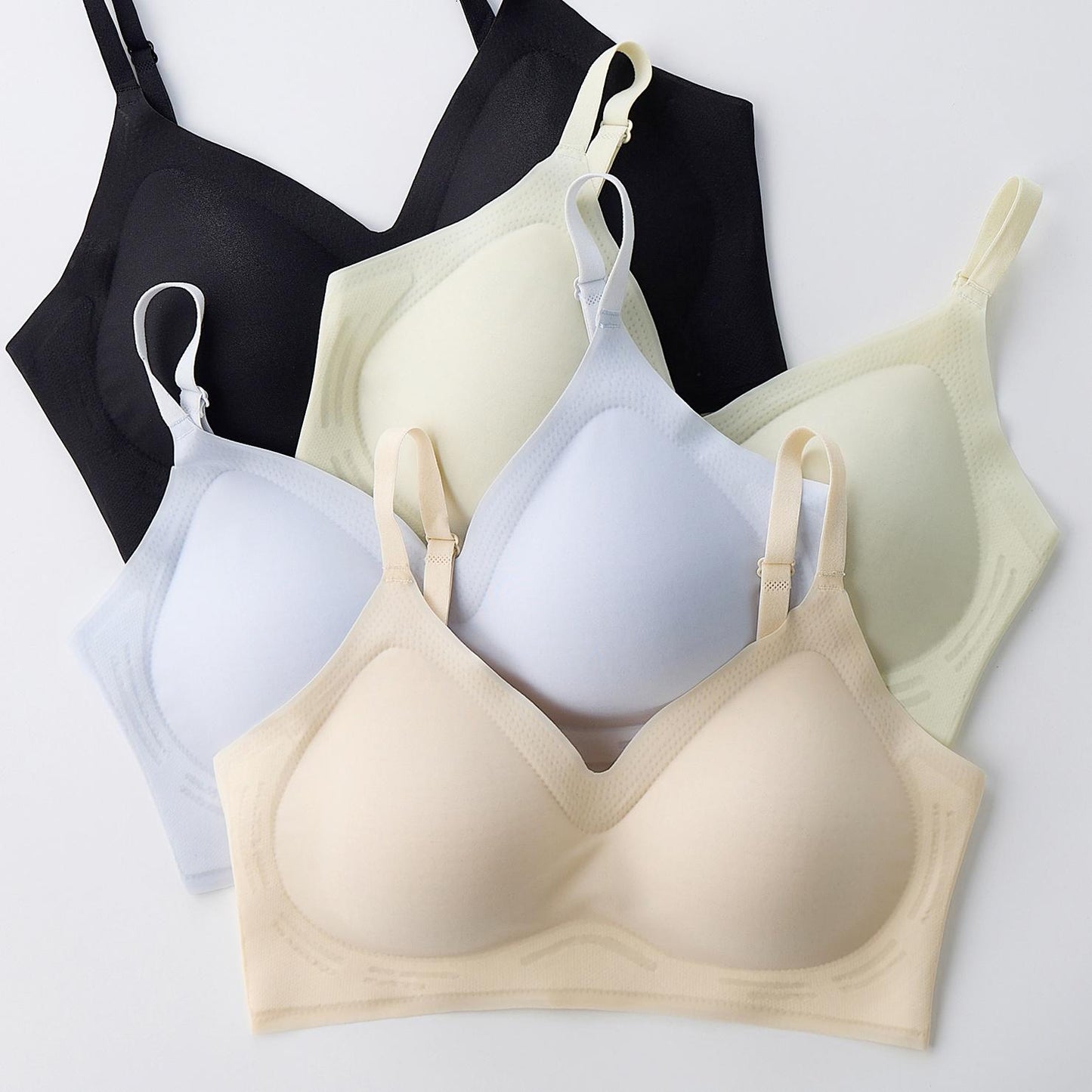 Bingsi ใหม่ push-up บางระบายอากาศได้และเป็นมิตรกับผิวผู้หญิงชุดชั้นในไร้รอยต่อ backless ชุดชั้นในเย็น ny094 Lady เสื้อผ้า Clothing Women